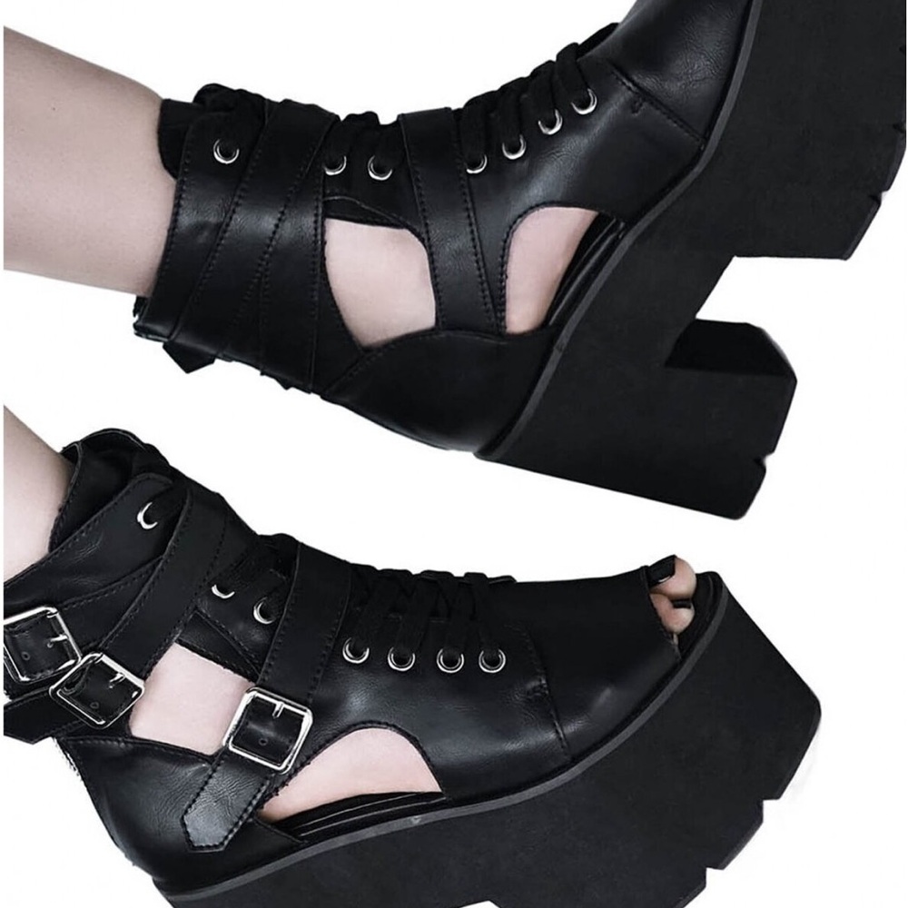 Killstar Charmed Cutout Boots